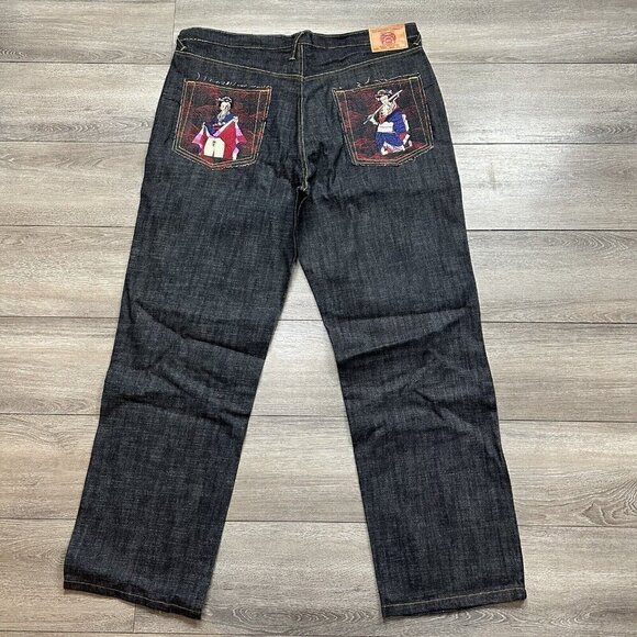 Vintage RMC Red Monkey Company Jeans Mens 44 Martin Ksohoh Lot 1002 Japan - Picture 1 of 8